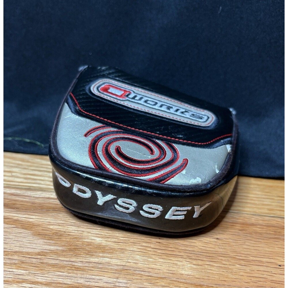 Odyssey O Works Mallet Putter Headcover Black Putter Head Cover Magnetic Golf